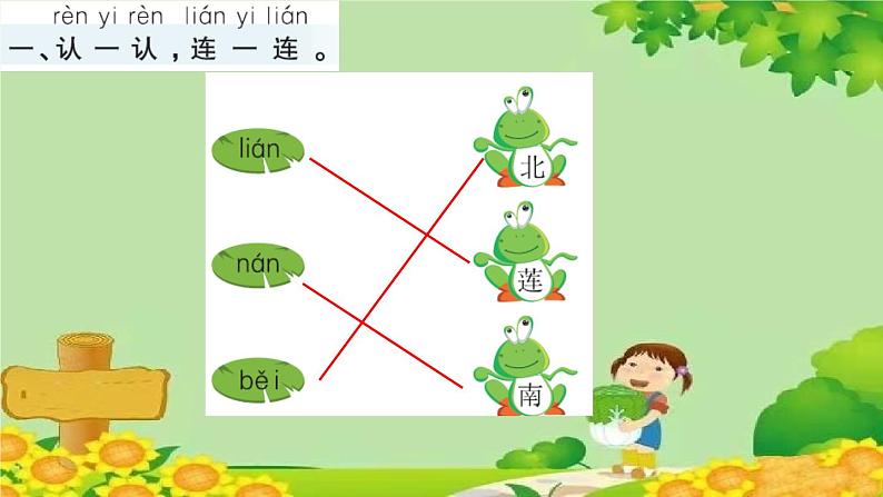 部编版语文一年级上册 3 江南 课课练课件第2页