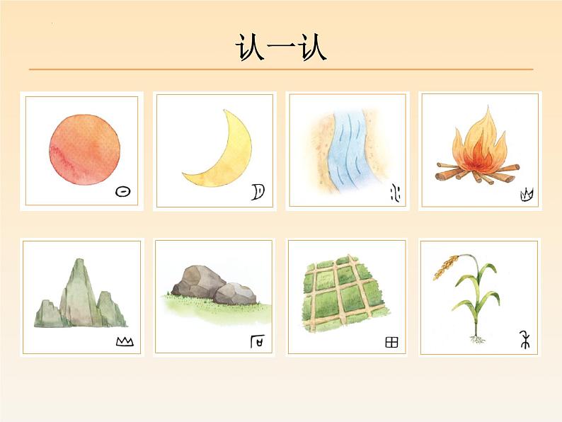 部编版小学语文一年级上册4.日月水火(课件)第3页