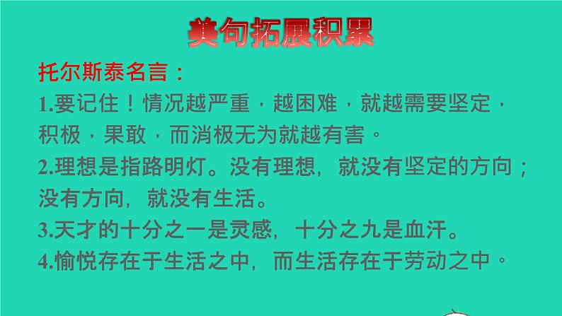 2022五年级语文下册第6单元第17课跳水拓展积累课件新人教版04