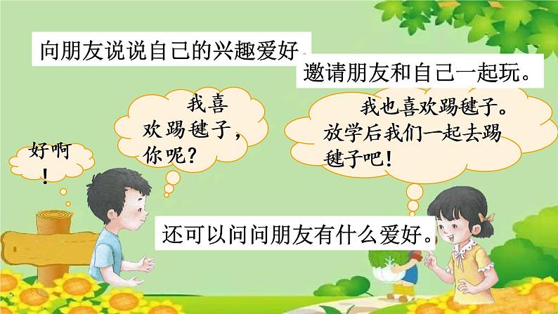 部编版小学语文一年级上册口语交际:我们做朋友 课件04