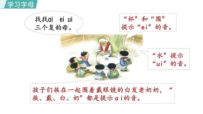 部编版小学语文一年级上册9.ai ei ui 课件第6页