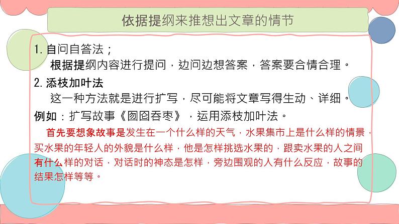根据提纲推想内容 课件 四年级上册语文阅读 部编版08