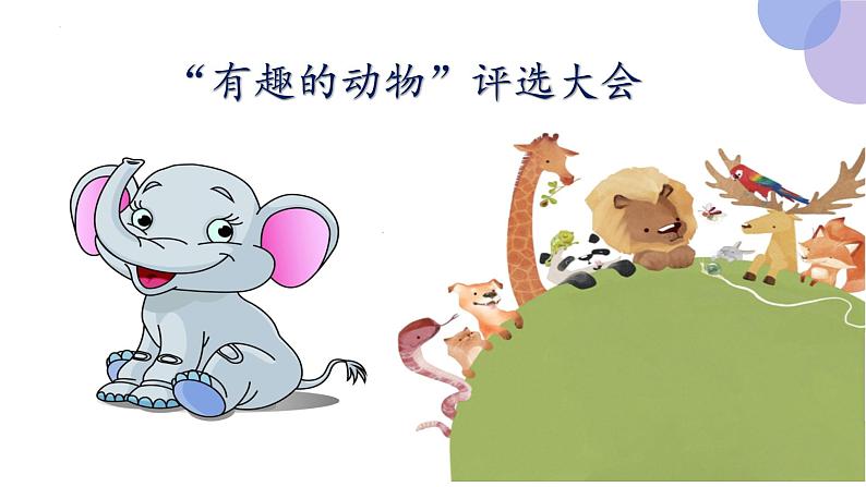 口语交际:《有趣的动物》(课件)部编版语文二年级上册07