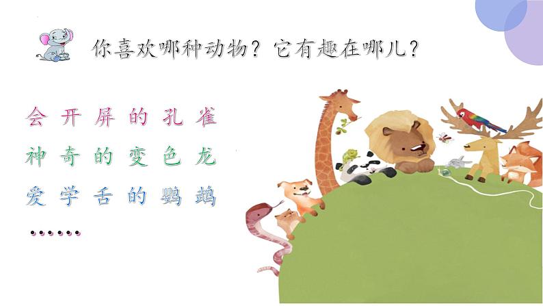 口语交际:《有趣的动物》(课件)部编版语文二年级上册08