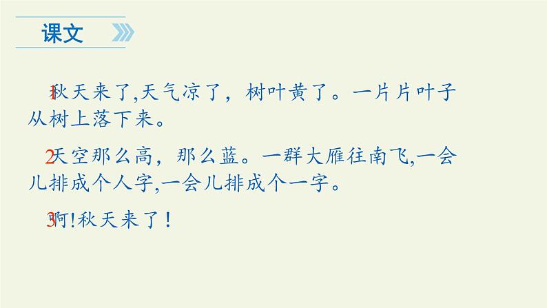 一年级语文上册教学课件-1 秋天(16)-部编版(共14张PPT)第3页