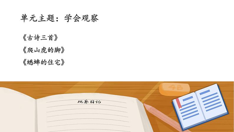 小学语文 部编版 四年级上册 第三单元《习作:写观察日记》 课件02