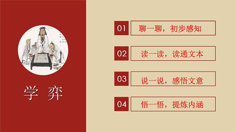 小学语文 部编版 六年级下册 第五单元 文言文二则《学弈》 《学弈》微课 课件02