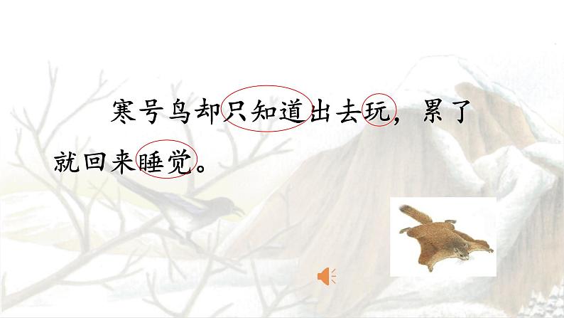 二年级上册语文 13.《寒号鸟》(第二课时)课件06