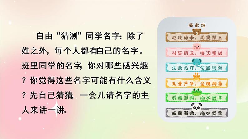 统编版3上语文 4.4 口语交际:名字里的故事 课件+教案+练习03