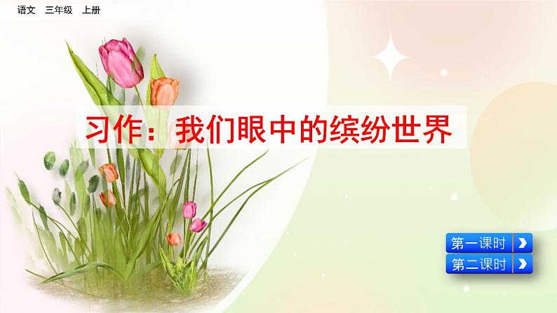 统编版3上语文 5.4 习作:我们眼中的缤纷世界 课件+教案+练习05