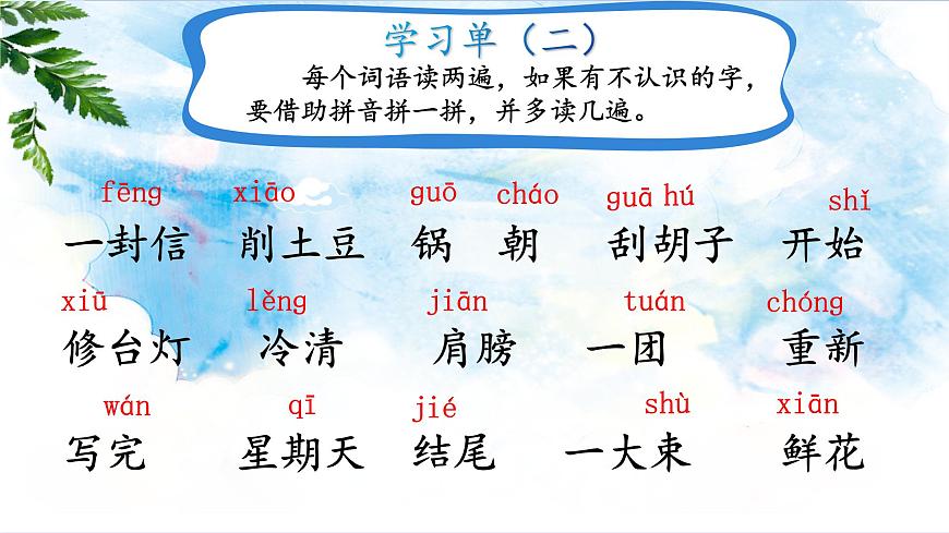 二年級上冊語文 6.《一封信》（第一課時）課件第4頁