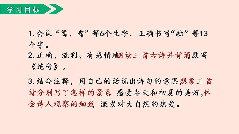 人教部编版语文三下:第1课《古诗三首-三衢道中》课件03