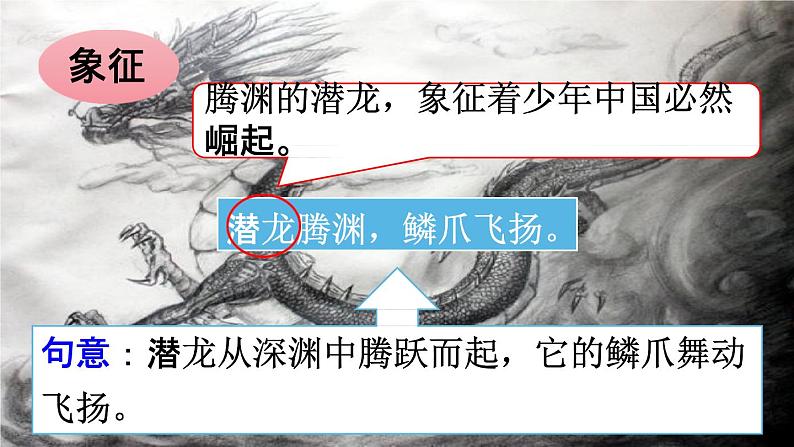 人教统编版五年级语文上册《13 少年中国说(节选)第2课时》课堂教学课件PPT小学公开课第6页