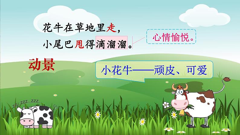 部编版语文 四年级上册《现代诗二首 花牛歌》 课件08