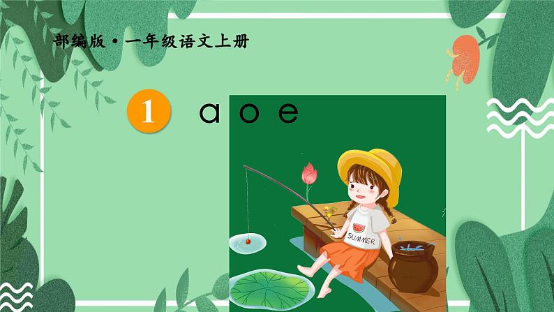 汉语拼音1.a o e(第一课时)(课件)一年级上册语文部编版第1页