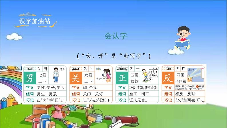 部编版小学语文一年级上册《语文园地四》课件第5页