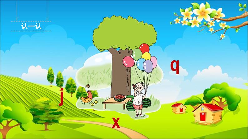 部编版小学语文一年级上册汉语拼音6《j q x》第1课时课件第2页