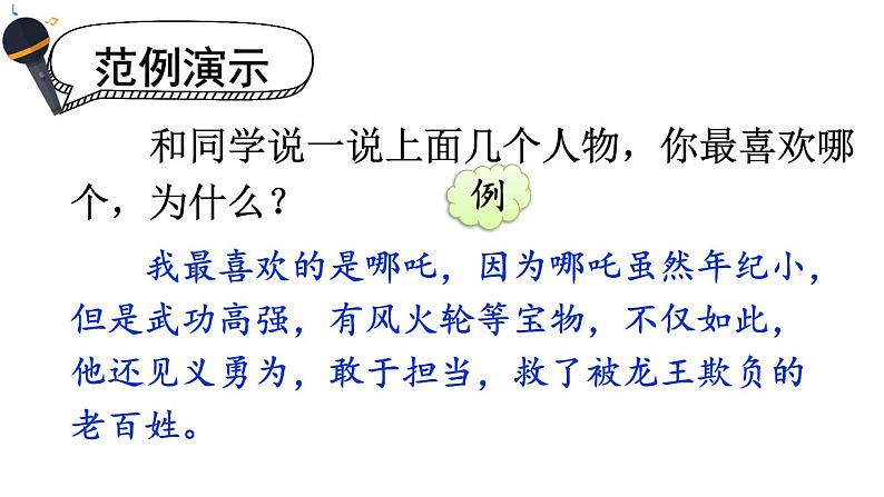 人教版语文上第八单元口语交际:我最喜欢的人物形象ppt03