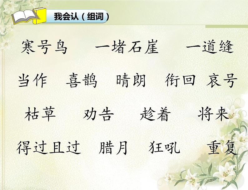 二年级上册语文课件-13.寒号鸟 人教(部编版)(共46张PPT)07