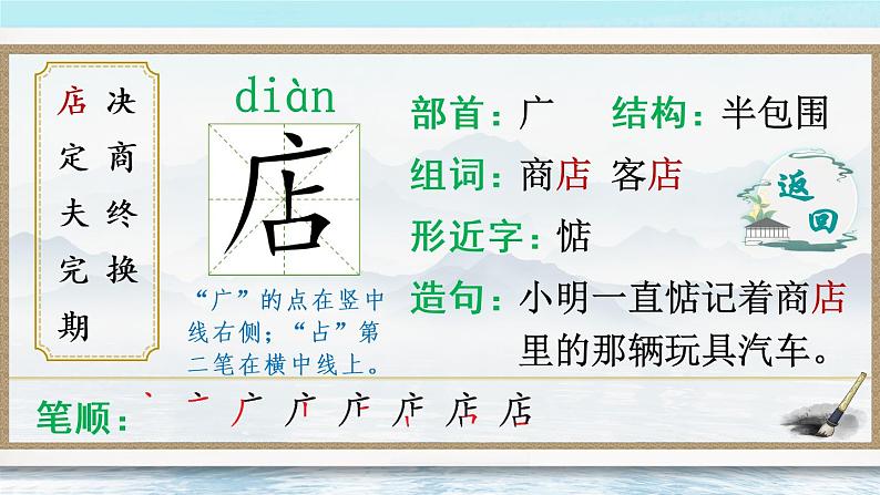 20《蜘蛛开店》课件PPT+生字课件+教案+音视频素材(含课文朗读)03