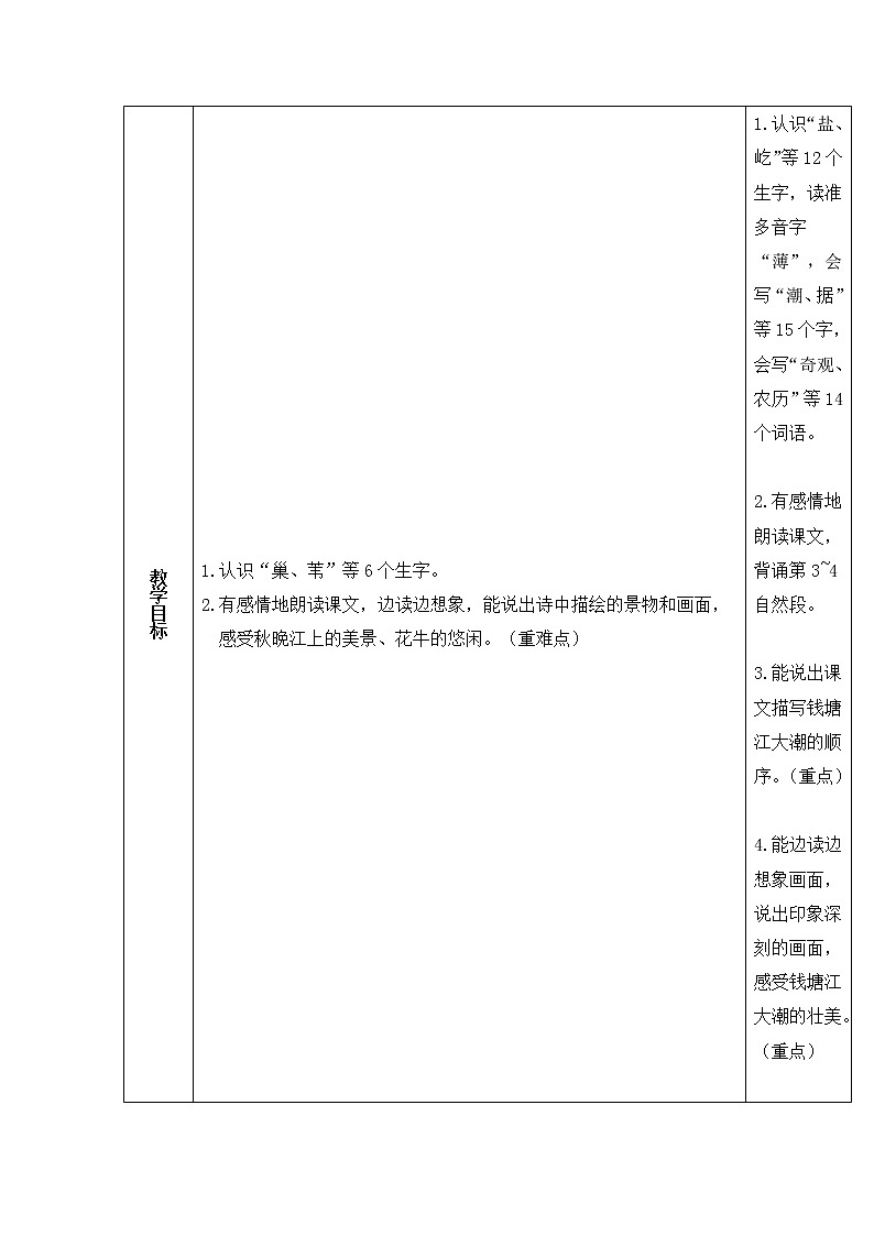 3 现代诗二首(教案)第2页