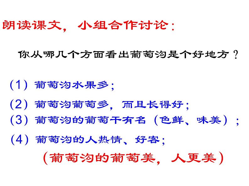 二年级上册语文人教部编版 11.葡萄沟 课件03