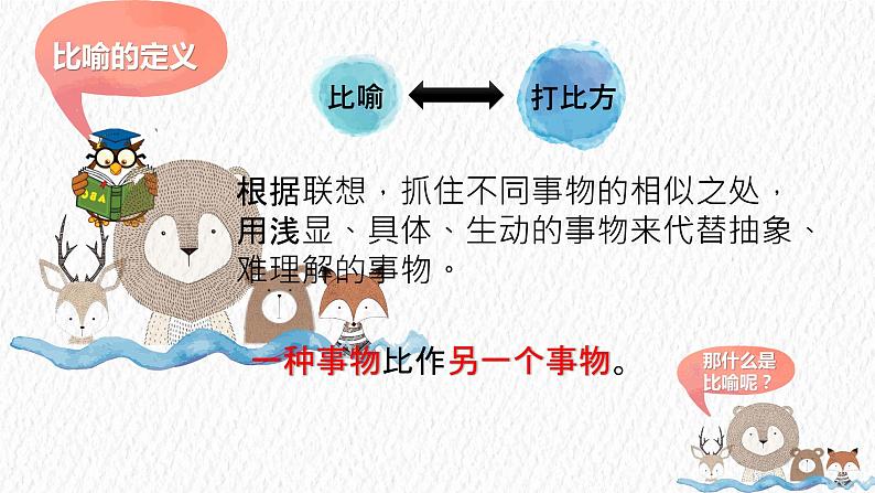 二年级上册语文部编版 认识比喻句 课件03