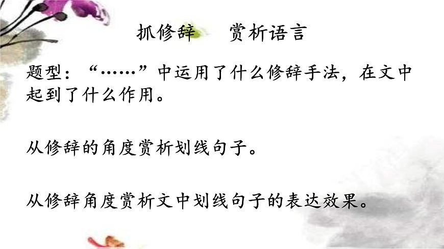 小升初閱讀——賞析關(guān)鍵詞句表情達(dá)意的作用(課件)部編版語(yǔ)文六年級(jí)下冊(cè)第4頁(yè)