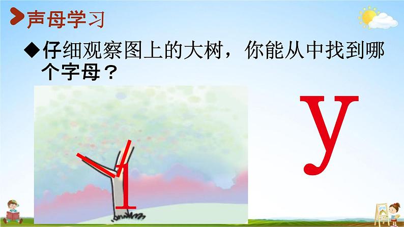 人教统编版一年级语文上册《2 i u ü y w 第2课时》课堂教学课件PPT小学公开课第4页