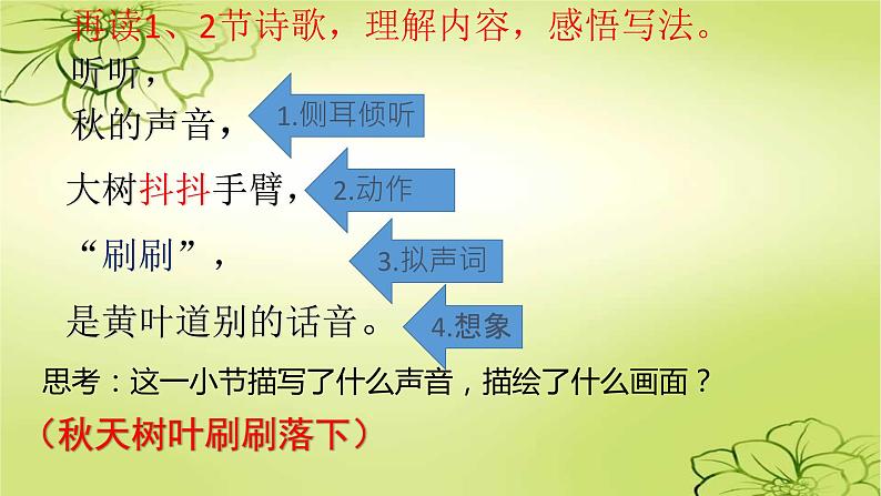 人教版(部编版)小学语文三年级上册7.听听,秋的声音 课件第7页