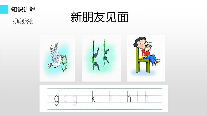 一年级上册语文部编版课件汉语拼音5.g k h 课件第4页