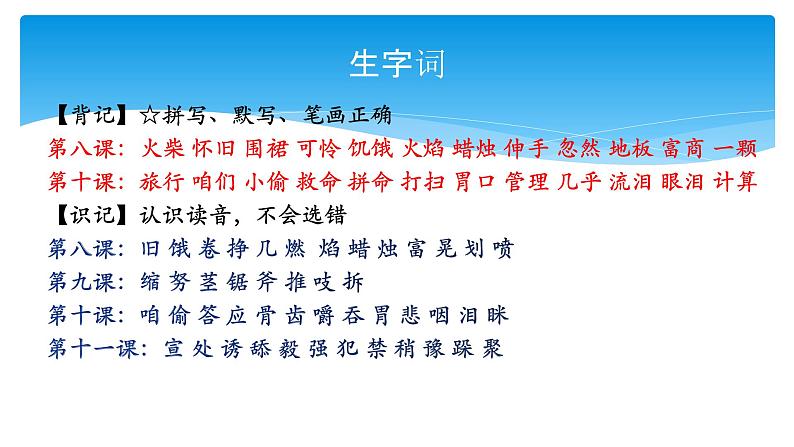 人教版(部编版)小学语文三年级上册 第三单元复习 课件第2页
