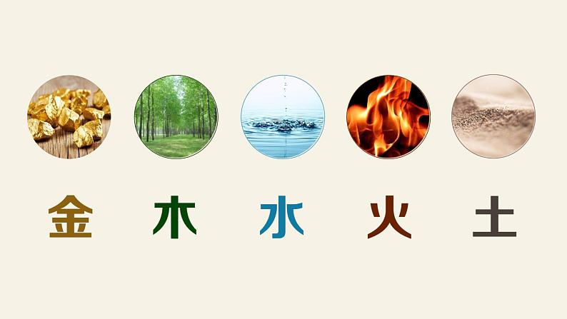小学语文一年级上册(教学课件)识字2 金木水火土第8页
