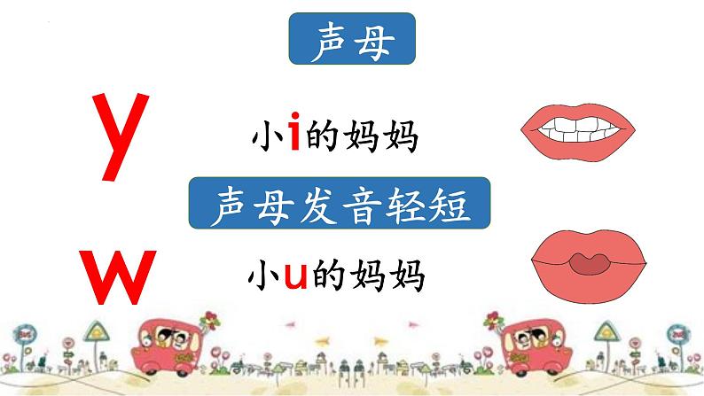 部编版小学语文一年级上册2 《i u ü y w》第二课时(课件)03