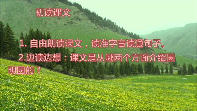 五年级上册语文部编版14.圆明园的毁灭 课件02