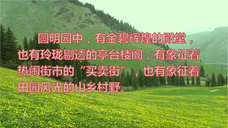 五年级上册语文部编版14.圆明园的毁灭 课件07
