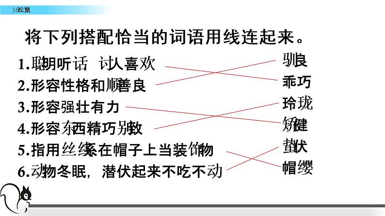 五年级上册语文人教部编版 17.松鼠 课件第6页