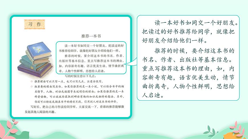 五年級(jí)上冊(cè)語(yǔ)文人教部編版 習(xí)作：—— 推薦一本書  課件第5頁(yè)