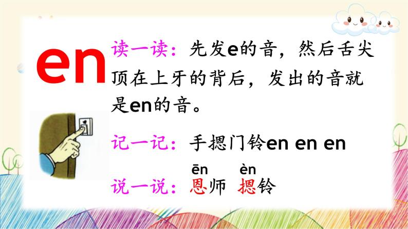 部编版小学语文一年级上册拼音12 an en in un ün（第1课时）课件04