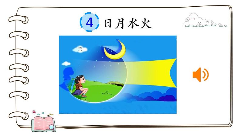 识字4日月水火(课件PPT+课文朗读)01