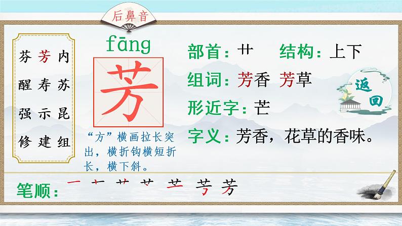 13 花钟 课件PPT+音视频素材(送生字课件+教案)04