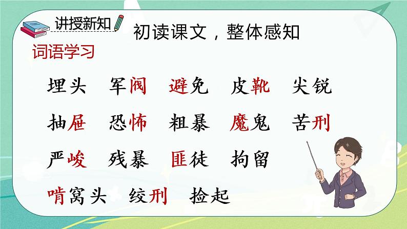 【部编版】语文六年级下册 第四单元 11.《十六年前的回忆》课件04