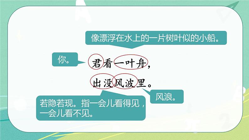 【部编版】语文六年级下册 第七单元 古诗词诵读5 江上渔者 课件06