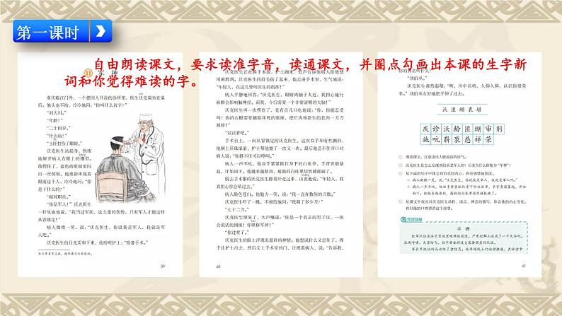 小学语文人教部编版(五四制)五年级下册 第三单元 11 军神 配套课件1第3页