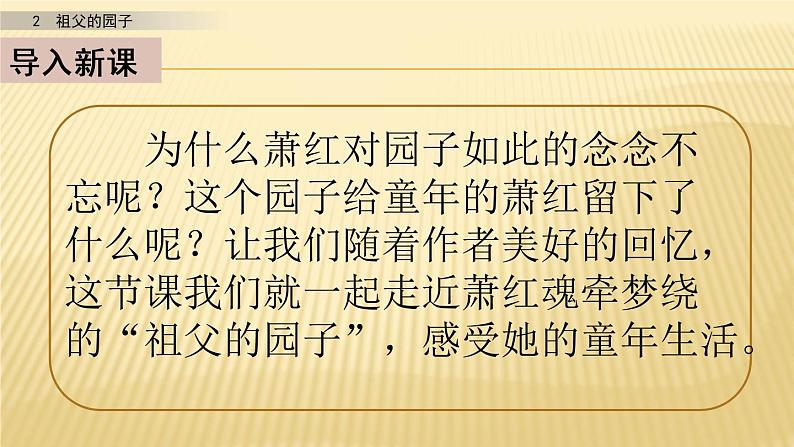 小学语文人教部编版(五四制)五年级下册 第一单元 3 祖父的园子 第一课时 配套课件2第4页