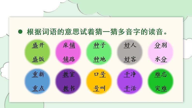部编版语文二年级上册第六单元(复习课件)06
