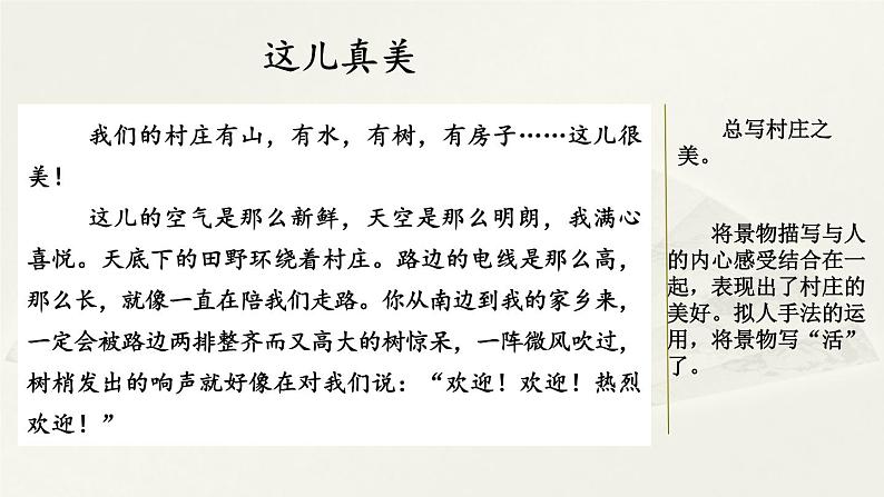 习作 这儿真美PPT+素材01