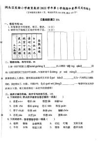 浙江省温州市洞头区实验小学教育集团2022-2023学年五年级上学期期中语文试卷(无答案）