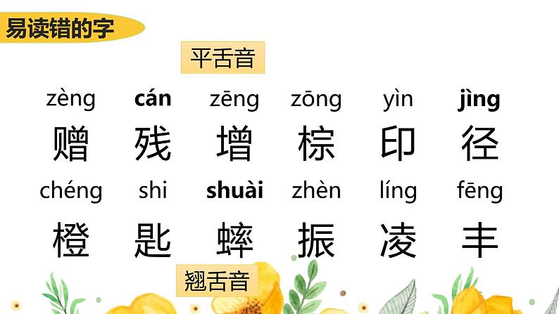 新部编版三年级上册语文第二单元期末复习课件03