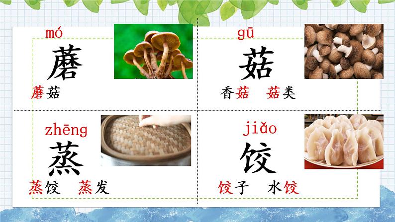 新部编版小学语文二年级下册:识字4 中国美食课件第6页